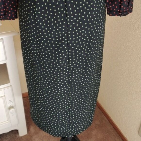 Zara Woman True Wrap Polka Dot Dress - Picture 8 of 11